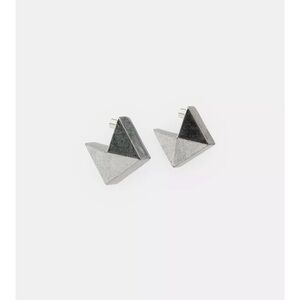 Zara GEOMETRIC SHAPE HOOP EARRINGS